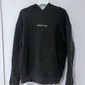 White Fox dark grey hoodie